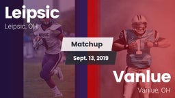 Matchup: Leipsic vs. Vanlue  2019