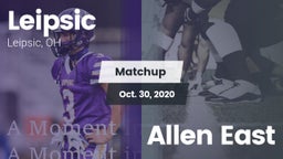 Matchup: Leipsic vs. Allen East 2020