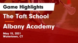 The Taft School vs Albany Academy Game Highlights - May 15, 2021