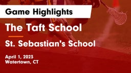The Taft School vs St. Sebastian's School Game Highlights - April 1, 2023
