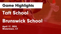 Taft School vs Brunswick School Game Highlights - April 17, 2024