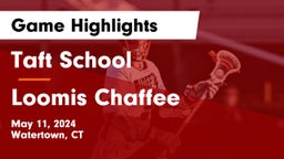 Taft School vs Loomis Chaffee Game Highlights - May 11, 2024