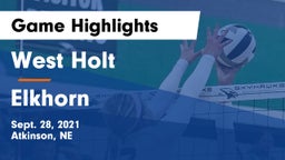 West Holt  vs Elkhorn  Game Highlights - Sept. 28, 2021