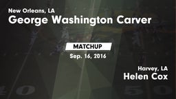 Matchup: George Washington Ca vs. Helen Cox  2016