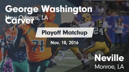 Matchup: George Washington Ca vs. Neville  2016