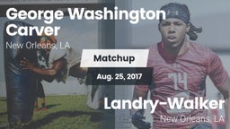 Matchup: George Washington Ca vs.  Landry-Walker  2017