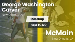 Matchup: George Washington Ca vs. McMain  2017