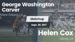 Matchup: George Washington Ca vs. Helen Cox  2017