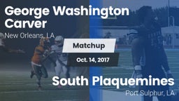 Matchup: George Washington Ca vs. South Plaquemines  2017