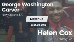 Matchup: George Washington Ca vs. Helen Cox  2018