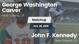 Matchup: George Washington Ca vs. John F. Kennedy  2018