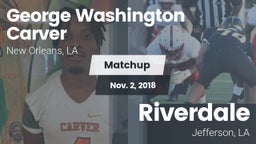 Matchup: George Washington Ca vs. Riverdale  2018