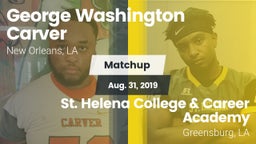 Matchup: George Washington Ca vs. St. Helena College & Career Academy 2019