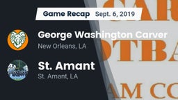 Recap: George Washington Carver  vs. St. Amant  2019