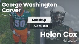 Matchup: George Washington Ca vs. Helen Cox  2020