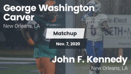 Matchup: George Washington Ca vs. John F. Kennedy  2020