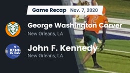Recap: George Washington Carver  vs. John F. Kennedy  2020