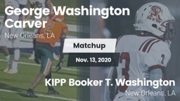 Matchup: George Washington Ca vs. KIPP Booker T. Washington  2020