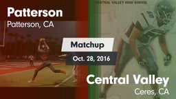 Matchup: Patterson High vs. Central Valley  2016