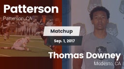 Matchup: Patterson High vs. Thomas Downey  2017