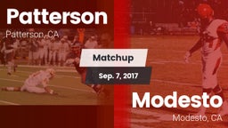 Matchup: Patterson High vs. Modesto  2017