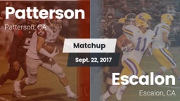 Matchup: Patterson High vs. Escalon  2017