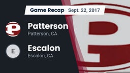 Recap: Patterson  vs. Escalon  2017