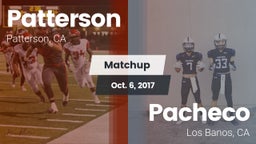 Matchup: Patterson High vs. Pacheco  2017