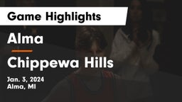 Alma  vs Chippewa Hills  Game Highlights - Jan. 3, 2024