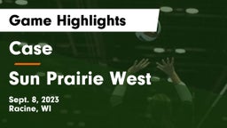 Case  vs Sun Prairie West  Game Highlights - Sept. 8, 2023