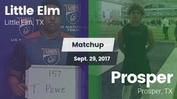 Matchup: Little Elm High vs. Prosper  2017