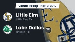 Recap: Little Elm  vs. Lake Dallas  2017