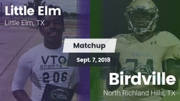 Matchup: Little Elm High vs. Birdville  2018