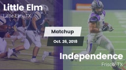 Matchup: Little Elm High vs. Independence  2018