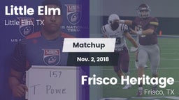 Matchup: Little Elm High vs. Frisco Heritage  2018
