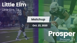 Matchup: Little Elm High vs. Prosper  2020