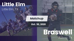Matchup: Little Elm High vs. Braswell  2020
