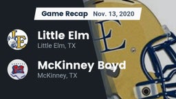 Recap: Little Elm  vs. McKinney Boyd  2020