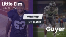 Matchup: Little Elm High vs. Guyer  2020
