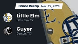 Recap: Little Elm  vs. Guyer  2020