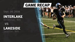 Recap: Interlake  vs. Lakeside  2016