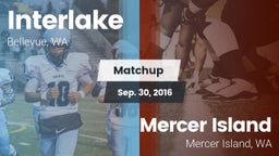 Matchup: Interlake High vs. Mercer Island  2016