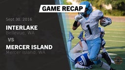 Recap: Interlake  vs. Mercer Island  2016