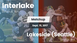 Matchup: Interlake High vs. Lakeside  (Seattle) 2017
