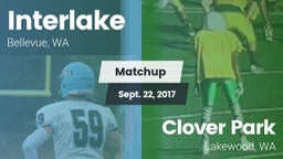 Matchup: Interlake High vs. Clover Park  2017