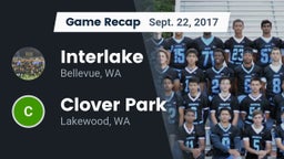 Recap: Interlake  vs. Clover Park  2017