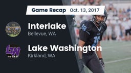 Recap: Interlake  vs. Lake Washington  2017