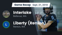 Recap: Interlake  vs. Liberty  (Renton) 2018