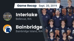 Recap: Interlake  vs. Bainbridge  2019