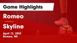 Romeo  vs Skyline  Game Highlights - April 13, 2023